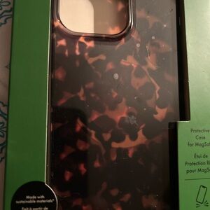 Kate Spade New in Box Tortoise Shell MagSafe Case for IPhone 15 PRO MAX
